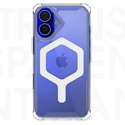 Image of Pikkme Back Cover for iPhone 16 Mag-Safe PC + TPU Transparent Hybrid Shock Absorption Bumper Case (Transparent Mag-Safe)