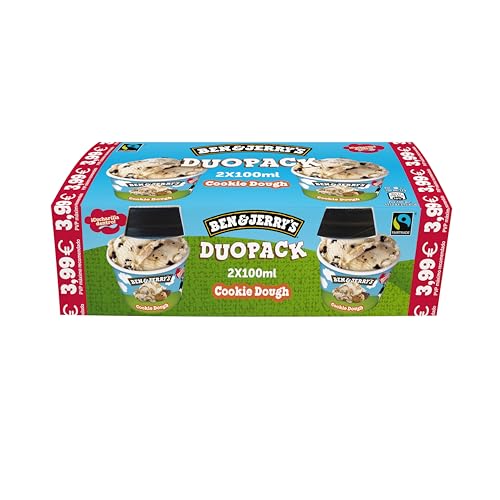 Ben & Jerry's Helado Tarrina Cookie Dough, 2 x 100