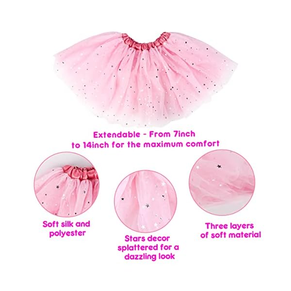 Meland princess dress up - dress up clothes for toddlers with skirts, shoes, crown & play jewelry, princess toys for girls age 3,4,5,6 year old, toddler little girls gift idea for birthday christmas - image 3