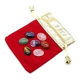 Piedras De Cristales Naturales, 7 Puntos De Chakra, Reiki, Cuarzo Curativo, Adorno Mineral, Piedras Preciosas, Decoración del Hogar, Artesanía, Colección De Regalos,12,1 Juego