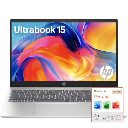Image of HP Ultrabook Laptop, 16GB RAM, 640GB Storage, Intel Processor, Silver