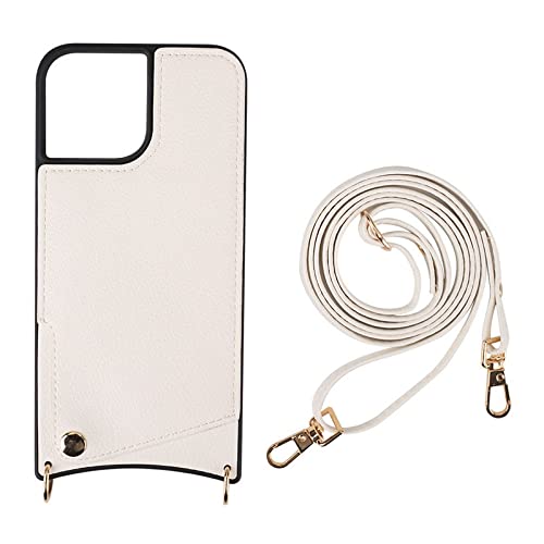 Étui iPhone 14 Plus avec porte-carte de crédit et sangle amovible