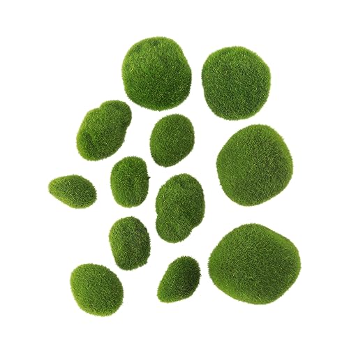 Holibanna 12 Piezas Piedras de Artificial Realistas para Terrarios y Peceras Decoración Miniatura para Manualidades