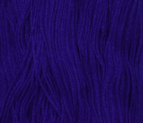 Image of M.G Enterprise Os wal Knitting Yarn 3 ply Wool, Royal Blue 400 GMS Best Used with Knitting Needles, Crochet Needles Wool Yarn for Knitting.-D Art-AA