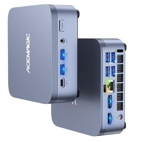 ACEMAGIC M5 Mini PC i7-14900HX (Beat i5,16C/24T,30MB �X�}�[�g�L���b�V���A�ő�5.2GHz)�A32GB DDR4 1TB NVMe PCIe4.0 SSD �~�j�R���s���[�^�[�AWin11Pro BT5.2