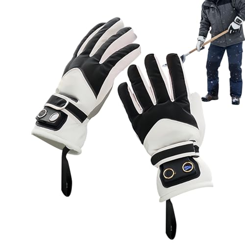 Guantes Eléctricos Calentados - Pantalla Táctil Senderismo Accesorios Calentadores - Guantes de Invierno - para Snowboard en Hielo Esquiar Montañismo Senderismo Ciclismo Correr Jinete Pescador