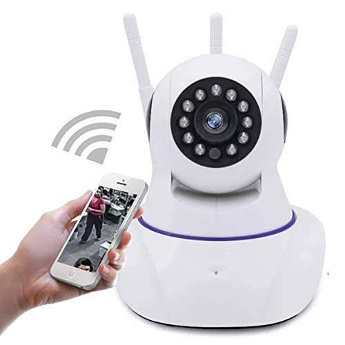 Câmera de Segurança Ip 3 Antenas Wireless Sem Fio WI-FI HD