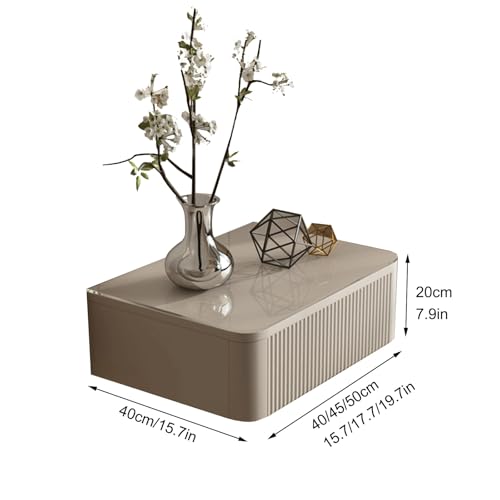 Petite table de chevet murale pour optimiser les petits espaces avec tiroir et LED