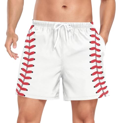 Traje de baño de secado rápido hombre ropa de playa punto rojo clásico