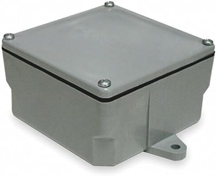 Cantex 5133710U 6 "X6 X4 PVC Bulk Junction Box, 1-Pack, Grey