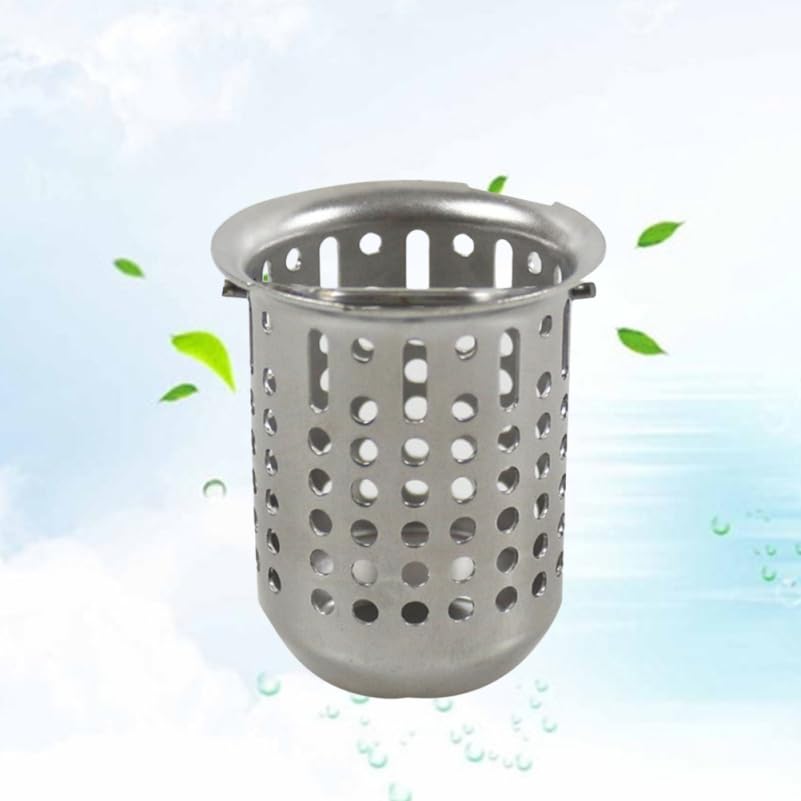 Colador de acero inoxidable para fregadero con mango miniatura 7