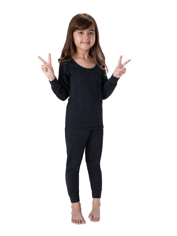 Lux Champion Kids Thermal Top and Bottom Set for Girls | Warm Heat-Hold Girls Thermal Set Winter Wear with Soft Skin-Frien... - Review, Price and Buying Guide