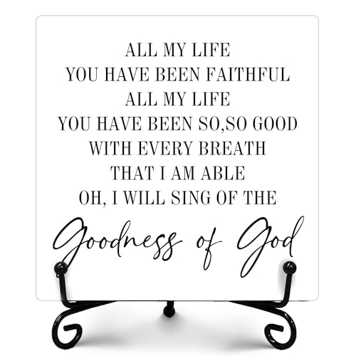 The Goodness of God Sign, Rustic Christian Decor, Farmhouse Home