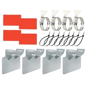 Generisch JHI7AS67E0B9C1DM Schlauchhalter Set