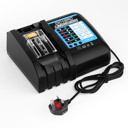 Image of Eliemppin Charger 4A DC18RC for Makita 14.4V-18V LXT Battery