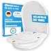 ATHLON TOOLS Toilettendeckel mit Absenkautomatik D-Form – Duroplast...