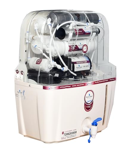 Image of AQUADEAL PRO Copper Zinc Water Purifier | RO+UV+UF+TDS Adjustable Technology | Free Prefilter | 10-stage filtration | 15L capacity | Suitable for Borewell, Tanker & Municipal Water | 1year warranty
