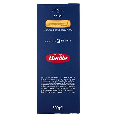 20x Pasta Rigatoni Nr. 89, 100% italienisch Nudeln 500 g pack + Italian Gourmet polpa 400g