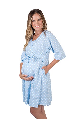 Baby Be Mine Maternity/Nursing Robe (S/M Pre Pregnancy 4-10, Nicole) #TOP6