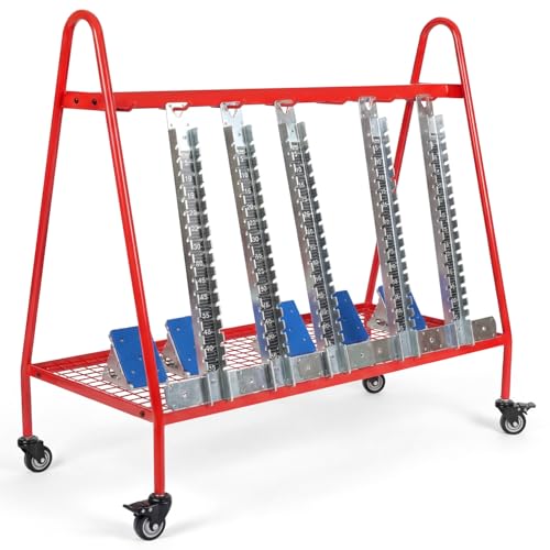 JolliLudo Track Field Starting Block Cart with Swivel Wheels Hold 10 to 12 Starting Blocks for Track and Field Teams and Leagues, Easy Transportation by JolliLudo - Used condition - US$182.93