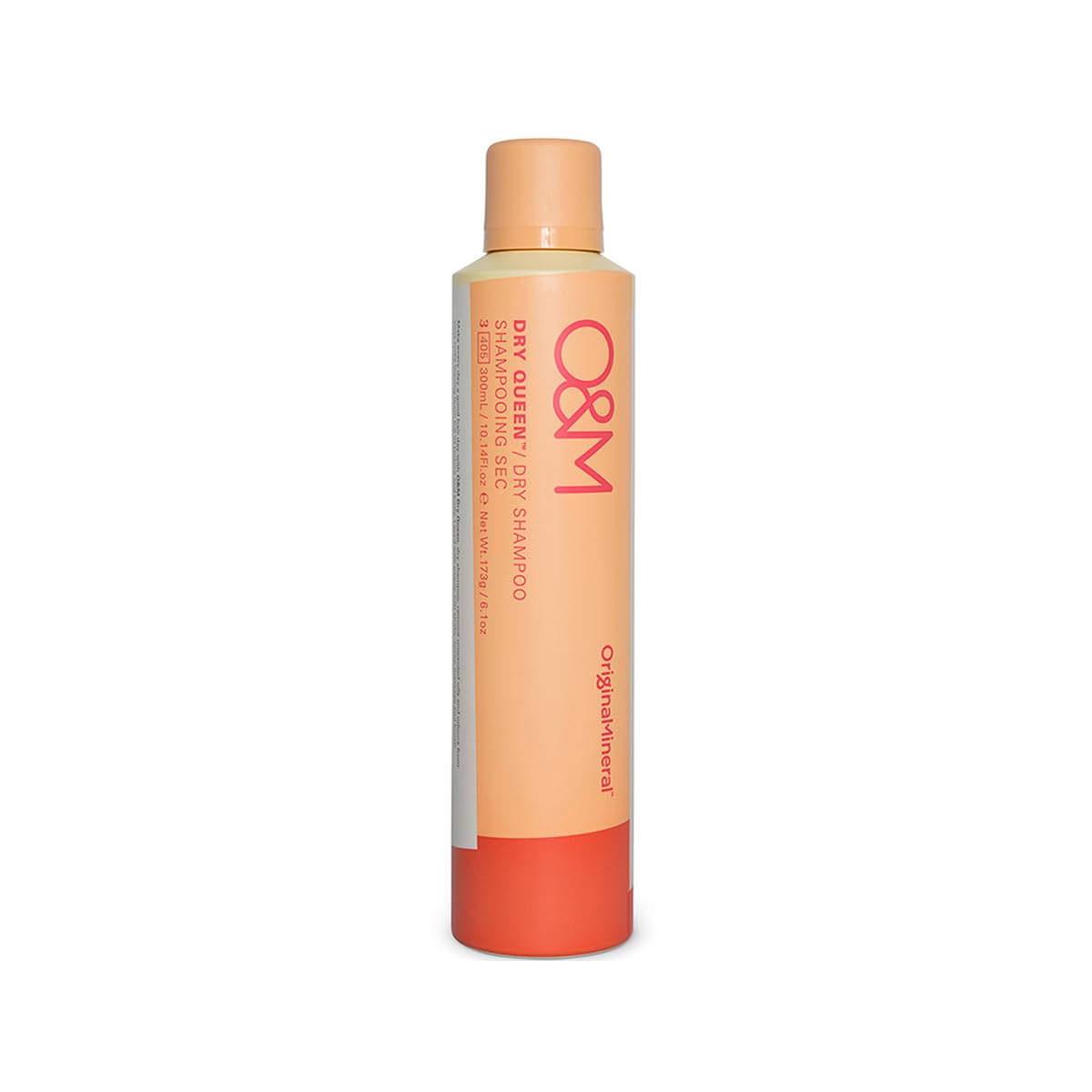 O&M Dry Queen Dry Shampoo, Vitamin C, Sulfate/Paraben/Silicone Free, Vegan, Cruelty-Free Beauty & Hair Care, Dry Shampoo for Women, Boost Volume & Waves, No Water, Safe for All Hair Colors, 300ml
