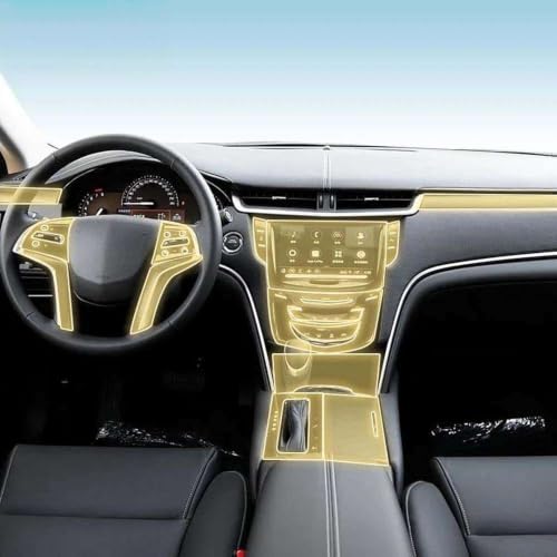 Película protectora de consola para Cadillac XTS 2013-2024: TPU transparente antiarañazos