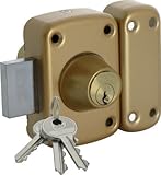  Verrou de sûreté à 2 entrées Iséo-City 160 s\'entrouvrant (3 clés) Iséo - Cylindre: 45 mm