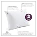 CirclesHome Pillow Protectors 2 Pack Queen Zippered - 100% Cotton Breathable Pillowcases - Protects Pillows from Dirt, Dust and Debri (Queen- Set of 2 - 20x30)