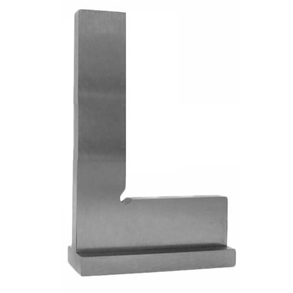 Udsknv[Ksl As Shown Stainless Steel 90 Degree Miter Angle Corner Ruler With Wide Base