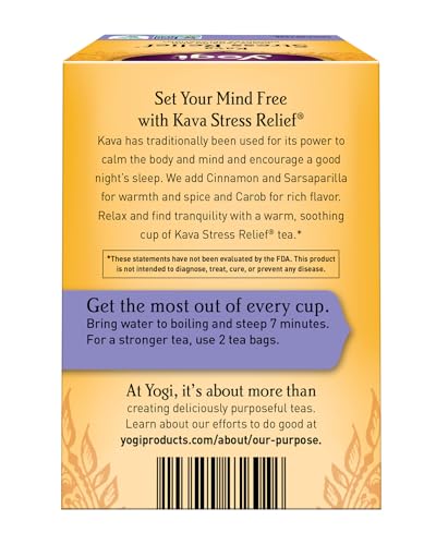 Yogi Tea, Kava Stress Relief, 16 Count - Image 4