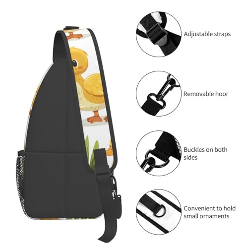 Bolso bandolera para mujer y hombre diseño pato miniatura 5