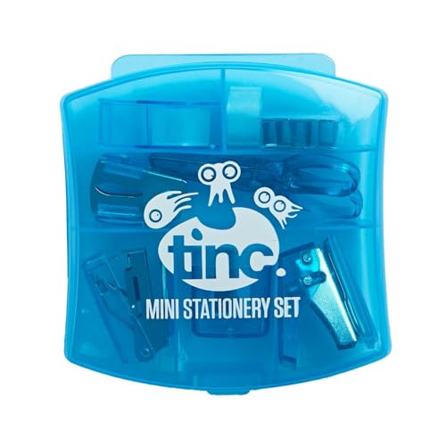 Tinc Mini Kit di Cancelleria, con Accessori Essenziali, per Ufficio
