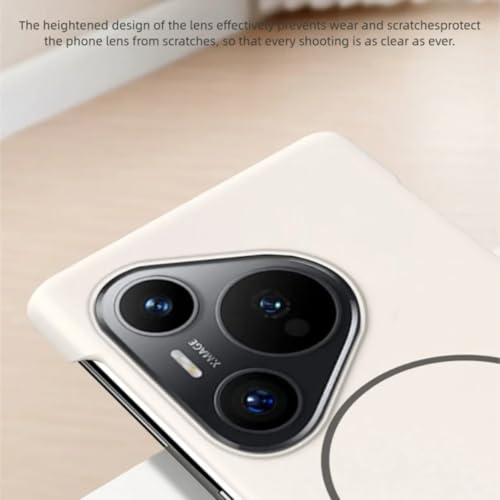 Coque sans cadre Huawei Mate 60 Pro blanche avec support de charge magnétique - 6