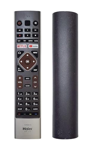 Image of Compatible with Haier Tv Remote Original HTR-U27E Model Suitable for Smart Android 4K LED Television Without Voice Command Feature or Google Assistant All HAIER Smart Android LED TV Universal.
