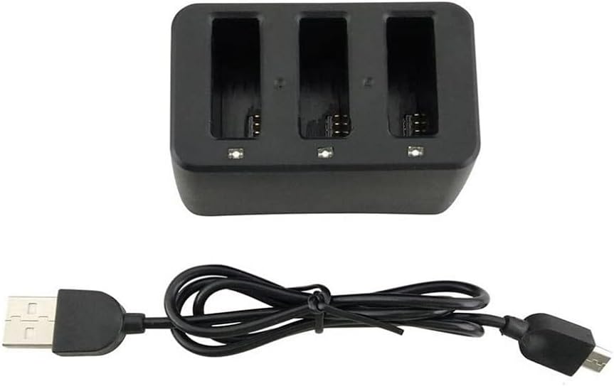 1 Uds 3 en 1 nuevo cargador para Tello Drone de cuatro ejes batería de litio cargador negro