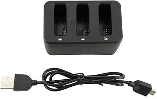 1PCS 3 in 1 New Charger for Tello Four-axis Drone Lithium Battery Black Charger