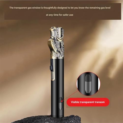 Encendedor antorcha con forma de dragón 2 unidades miniatura 4
