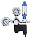Régulateur de CO2 d'aquarium 220V G5 / 8 Réservoir de Poissons CO2 Jauge de Pression Clapet Anti-Retour Compteur de Bulles Système de CO2 pour Plantes Aquatiques avec solénoïde