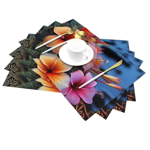 Sets de table antidérapants pour dîners de famille et fêtes