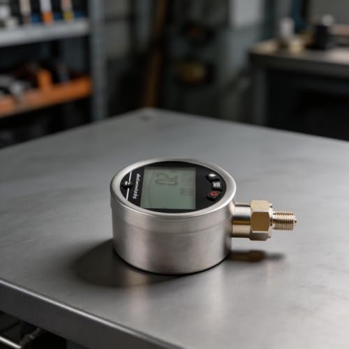 Manómetro digital de acero inoxidable con función de valor pico 0-60 MPa 3