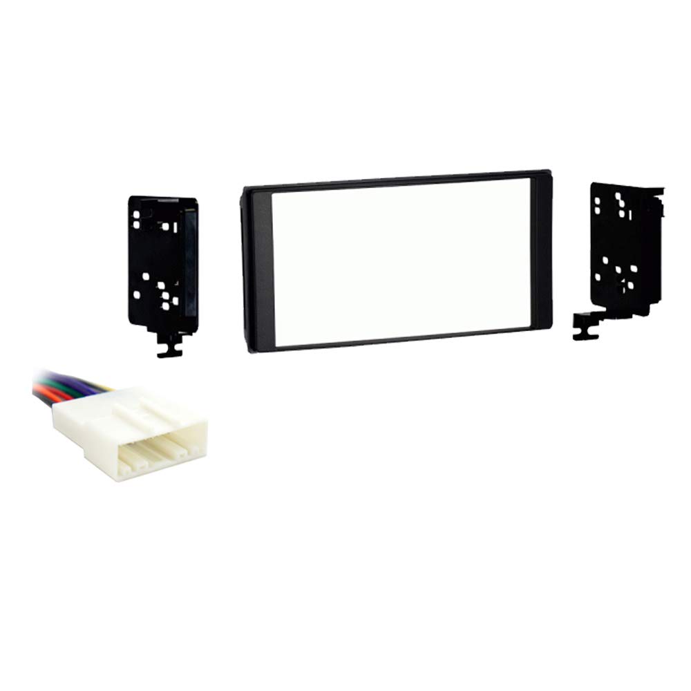 Harmony Audio Compatible with Subaru WRX 2015 Double DIN Stereo Harness Radio Install Dash Kit Package New