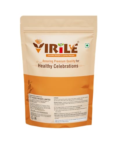 Image of VIRILE Premium Mixed Dry Fruits Pack - 400 Gm (Pack of 2) | Nutritious Snack with Almonds, Cashews, Raisins & Cranberries & Many More | Resealable Pack for Freshness