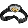Skeleton Watches for Men, Automatic Mechanical Watch with Triangle Dial, Luminous Self Winding Watches Soft Silicone Strap