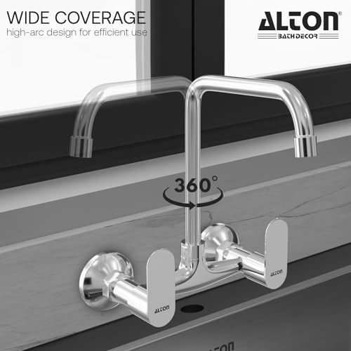 Image of ALTON EVA6560-UL, Kitchen Sink Mixer with 360 Degree Swivel Spout | Kitchen Sink Tap | Kitchen Faucet | Tap for Kitchen Sink | Taps | Kitchen Mixer
