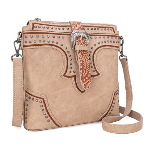 Image of Montana West Western Crossbody Bags for Women Embroidered Denim Collection Purses
