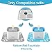 Veken 4 Pack Replacement Filters for 84oz/2.5L Automatic Pet Fountain Cat Water Fountain Dog Water Dispenser