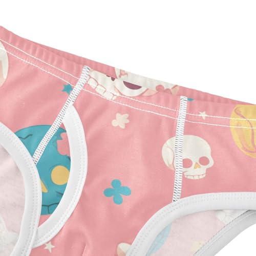 KLL Skulls Seamless Toddler Boys Soft Briefs Underwear Cute Children Undies4