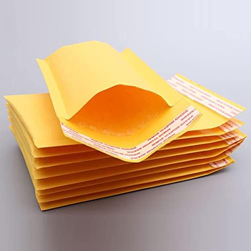 AYSUM 20Pcs A3 Padded Envelopes 300 x 400mm Large Kraft Bubble Mailers Self-Seal Postal Wrap Envelope for Mailing or Packaging (Gold)