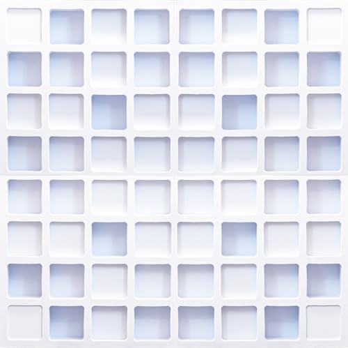 Foroomaco 4pcs EVA Acoustic Diffusers 12'x12'x2' (Total 24'x24'x2'), Waffle Style Sound Diffuser...