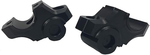 Miniatura 7 de Para Yamaha MT09 FZ09 XSR900 Manillar Riser Higher Back Extender Adaptador Raiser 2012 2013 2014 2015 2016 2017 2018 MT FZ 09 (negro)